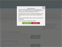 Tablet Screenshot of parkingbarajas.net